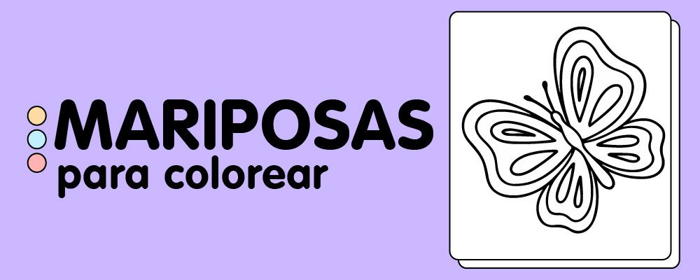 En este momento est&aacute;s viendo Mariposas para colorear
