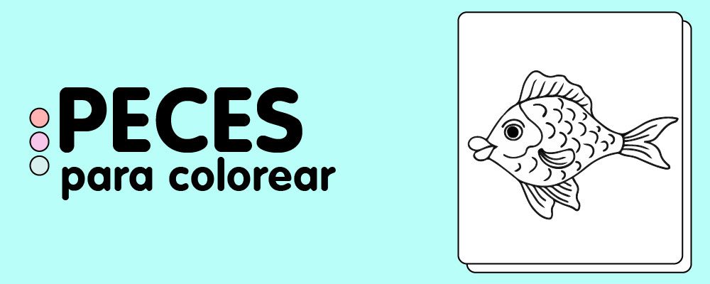 En este momento est&aacute;s viendo Peces para colorear