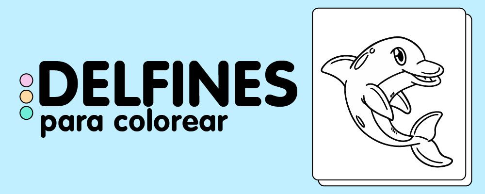 En este momento est&aacute;s viendo Delfines para Colorear