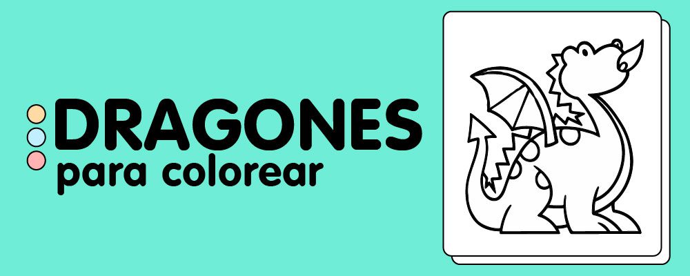 En este momento est&aacute;s viendo Dragones para colorear