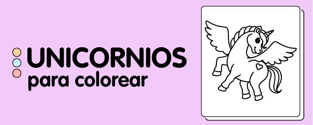 En este momento est&aacute;s viendo Unicornios para Colorear