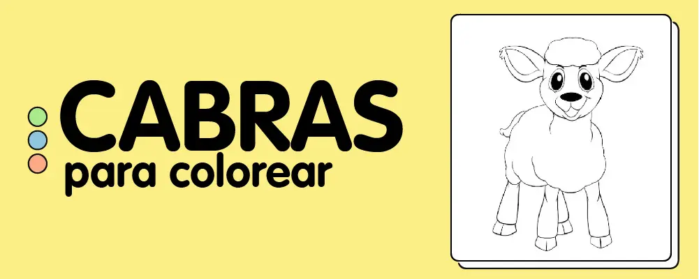 En este momento est&aacute;s viendo Cabras para colorear