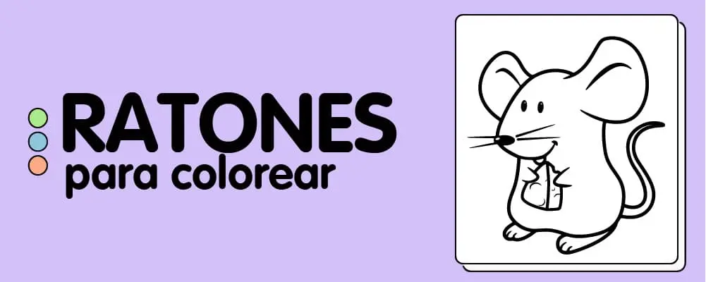En este momento est&aacute;s viendo Ratones para colorear