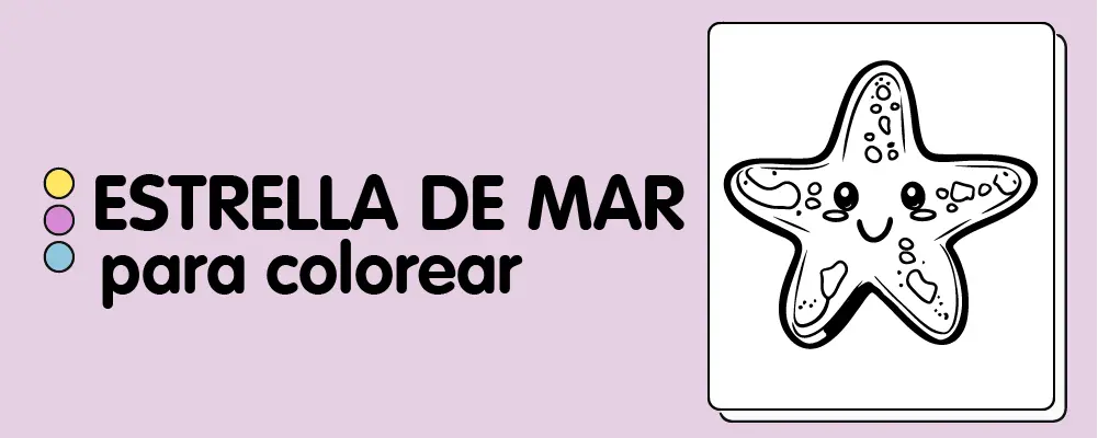 En este momento est&aacute;s viendo Estrellas de mar para colorear
