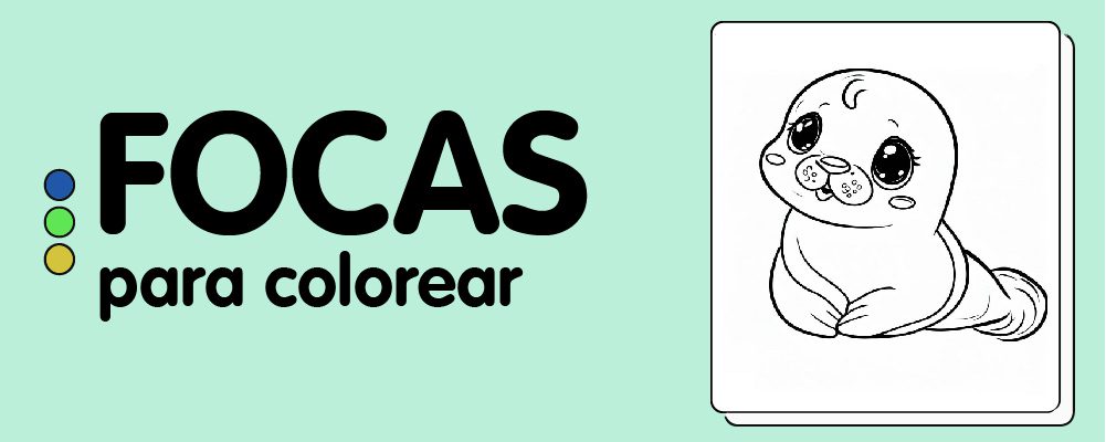 En este momento est&aacute;s viendo Focas para colorear