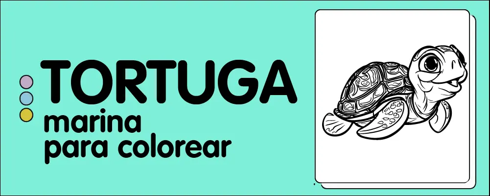 En este momento est&aacute;s viendo Tortugas marinas para colorear