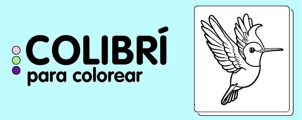 En este momento est&aacute;s viendo Colibr&iacute;es para colorear