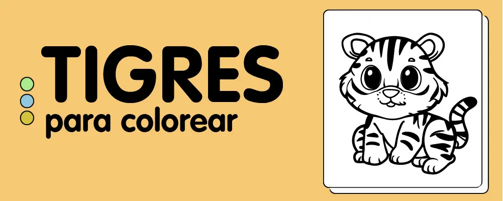 En este momento est&aacute;s viendo Tigres para colorear