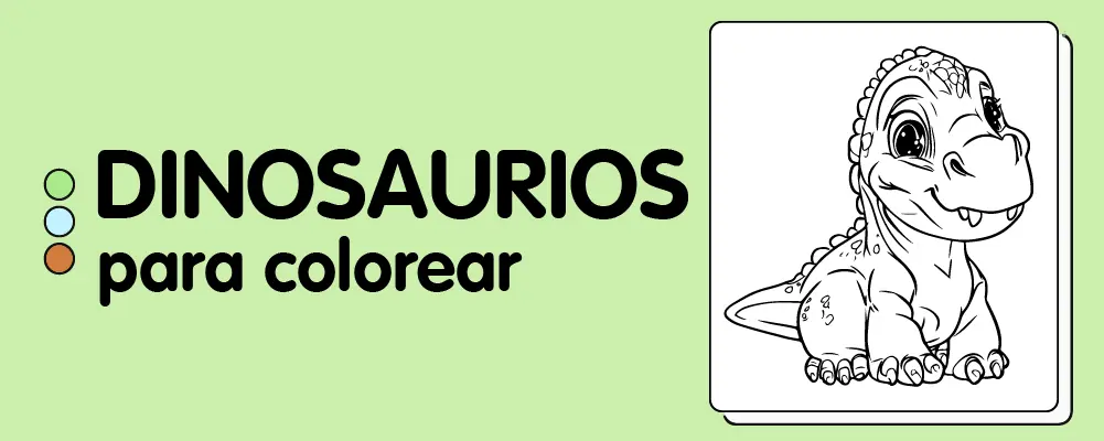 En este momento est&aacute;s viendo Dinosaurios para colorear